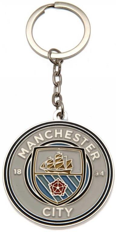 Manchester City FC: Crest - přívěsek na klíče
