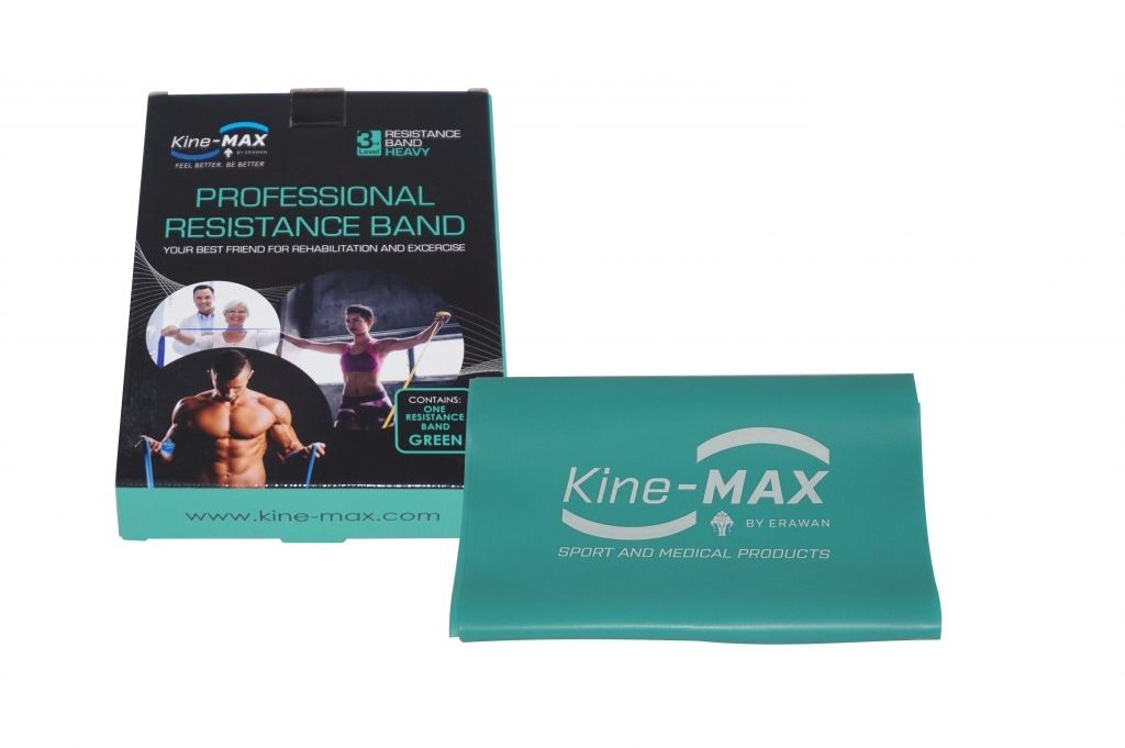 Kine-MAX Pro-Resistance Band - Level 3 – Zelená (Těžká)