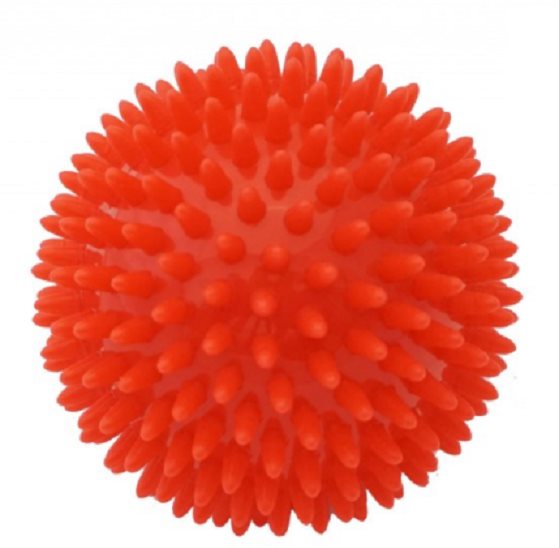 Kine-MAX Pro-Hedgehog Massage Ball - červený
