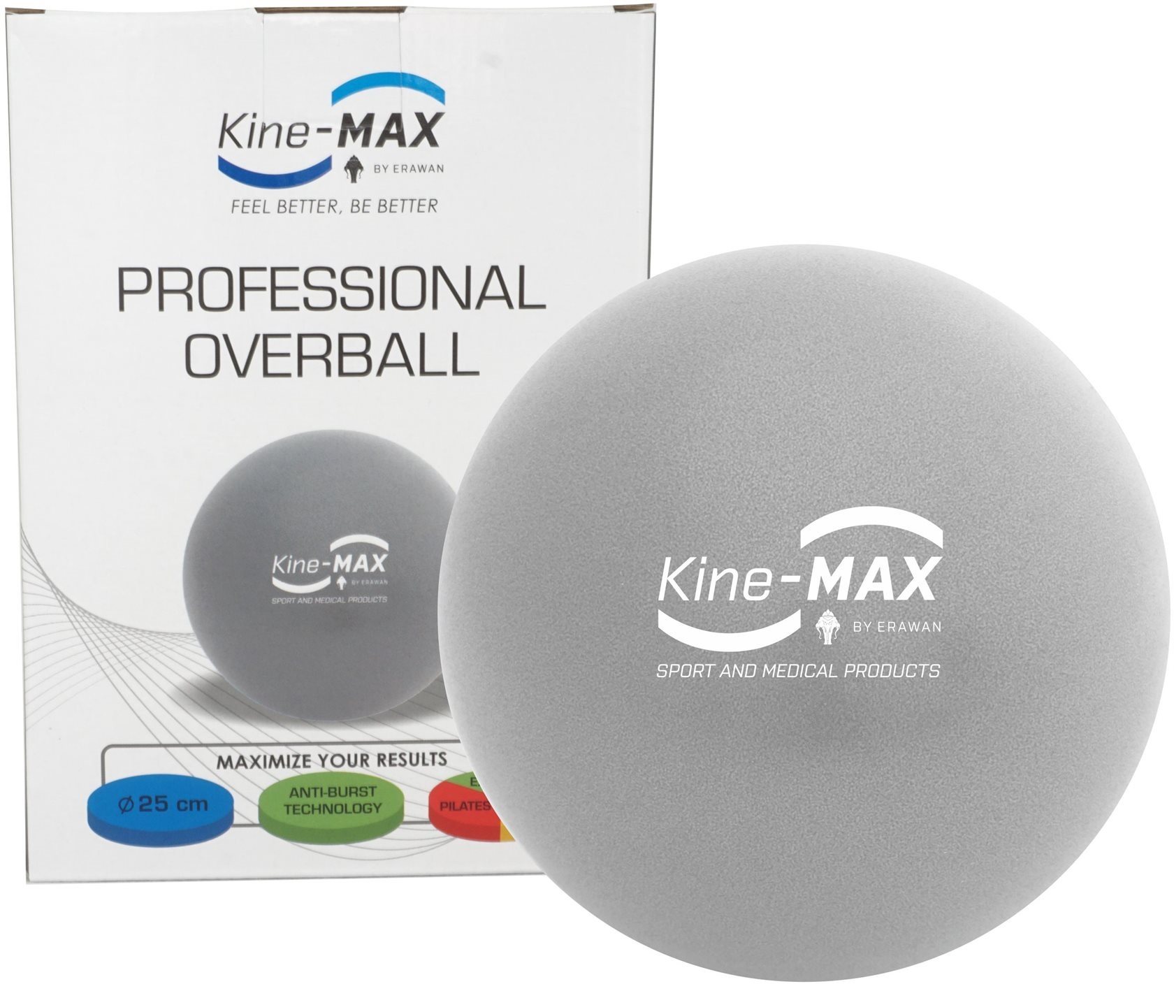 Kine-MAX Professional OverBall - stříbrný