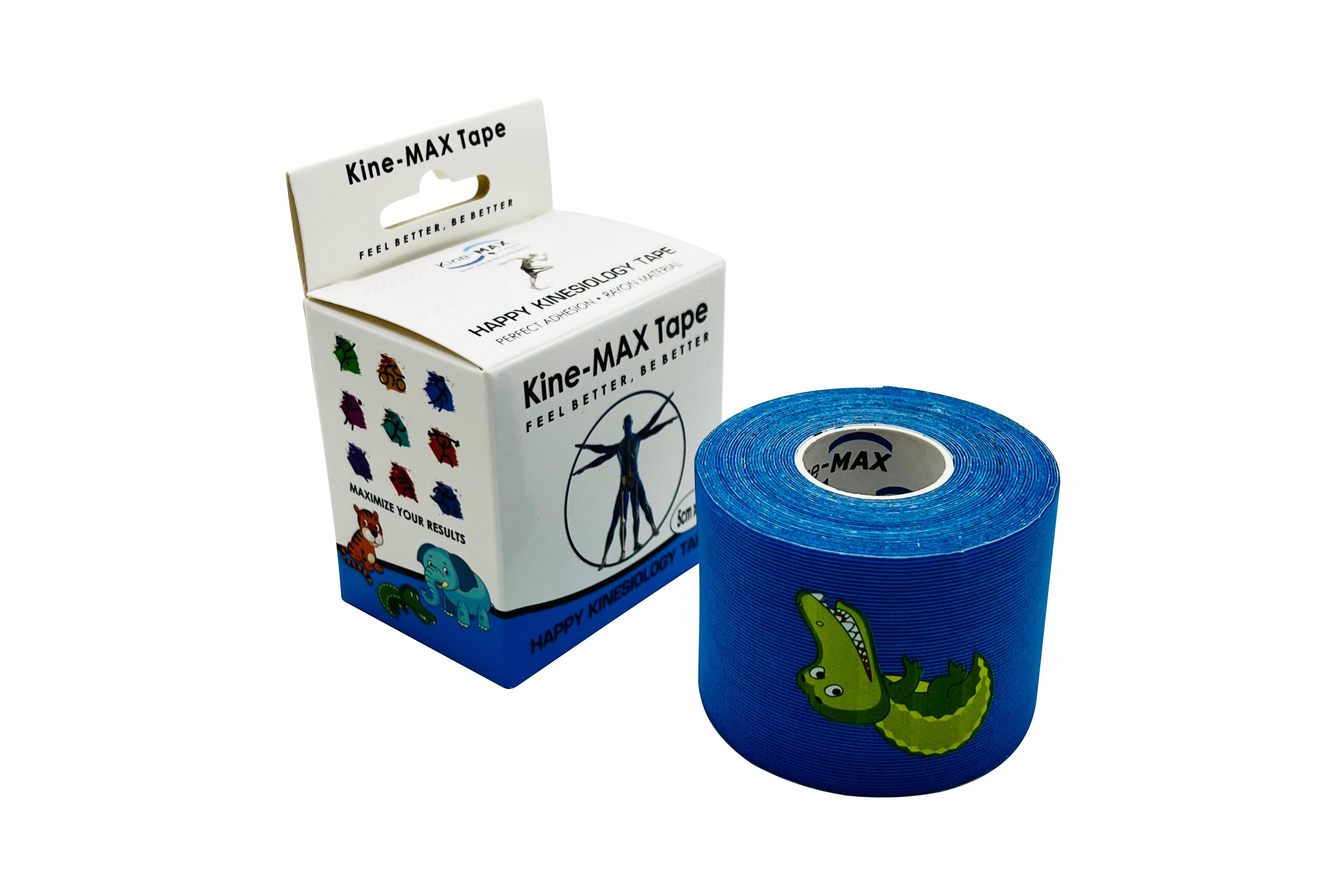 Kine-MAX HAPPY TAPE - Kinesiologický tejp s obrázky - modrý