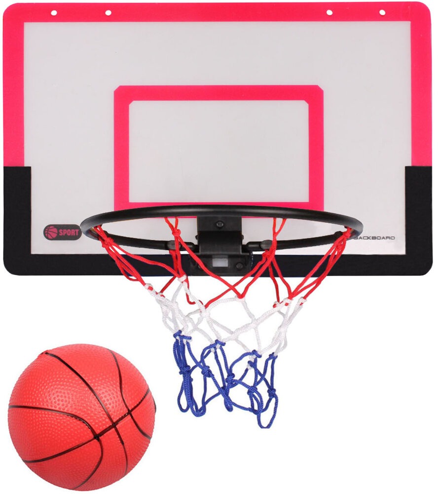 Merco Teamer basketbalový koš s deskou červený