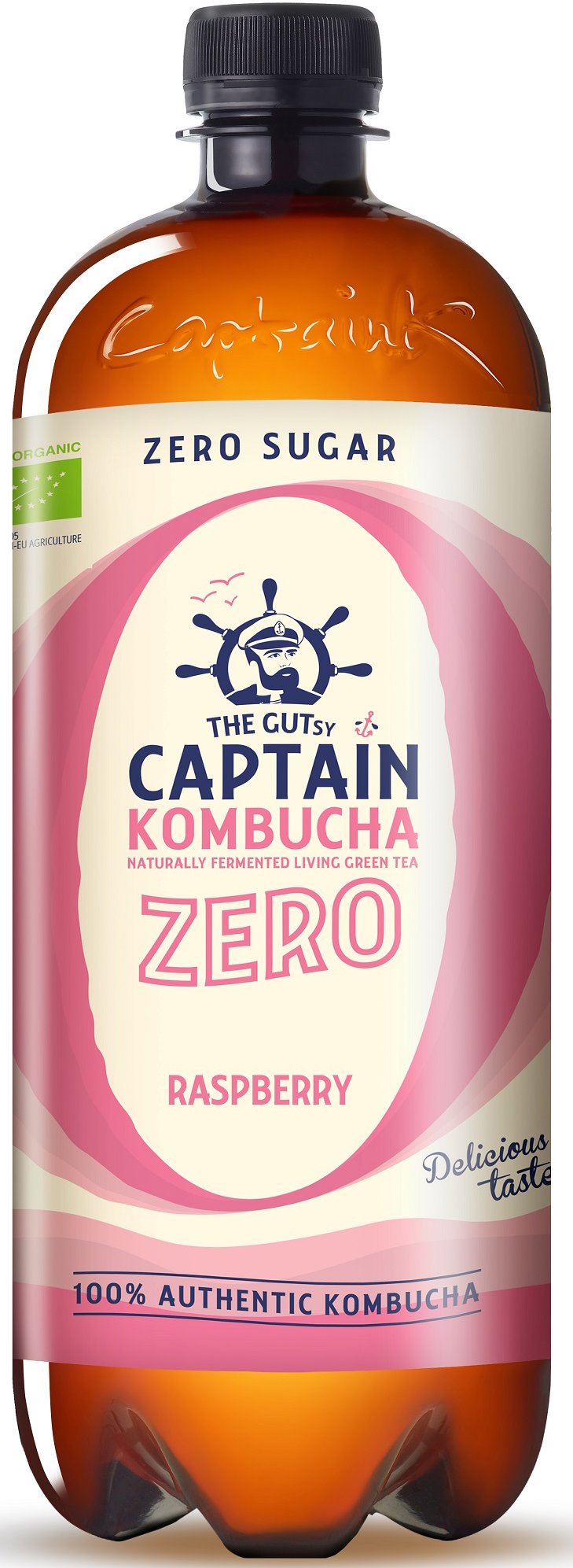 Captain Kombucha Zero Malina 1000 ml