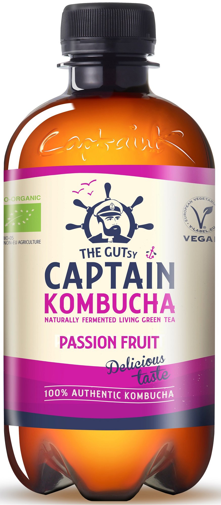 Captain Kombucha Passion Fruit 400 ml