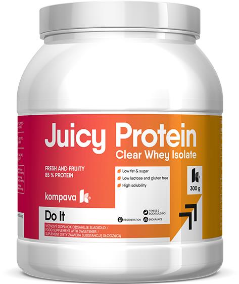 Kompava Juicy Protein 300 g redberries-lime