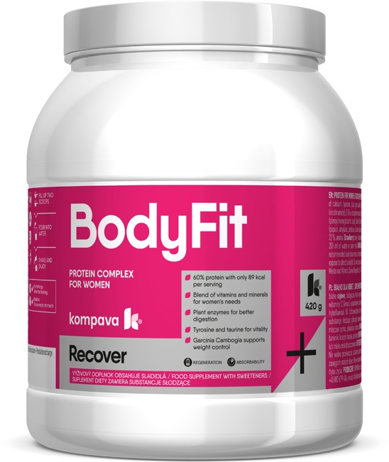 Kompava BodyFit 420 g, vanilka