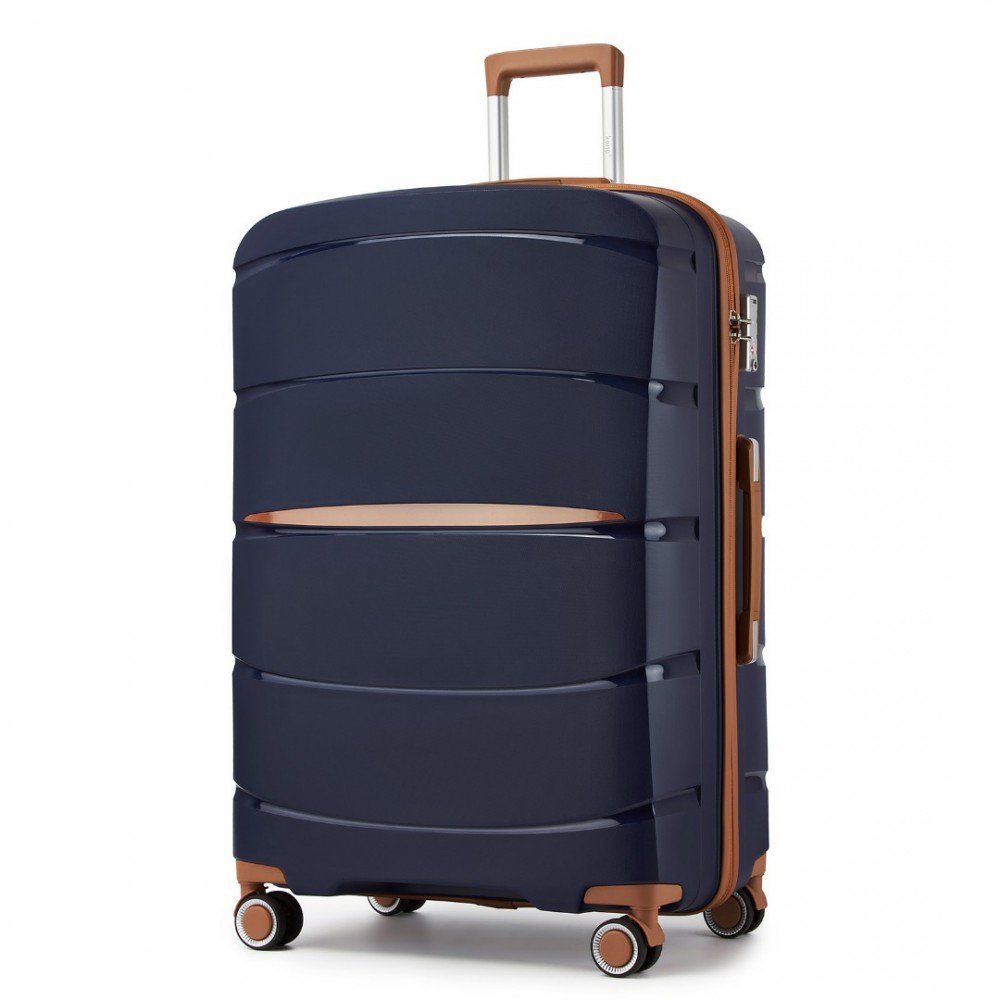KONO 2591 Kufr spinner 75,5 cm, modrý