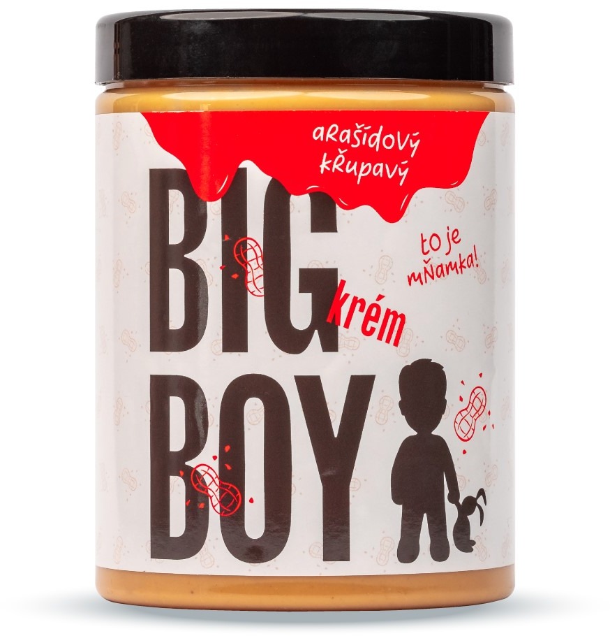 BIG BOY Arašídový krém křupavý 1000 g