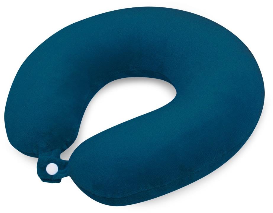 Kufryplus Cestovní polštářek s paměťovou pěnou TPMF45 tmavě modrý