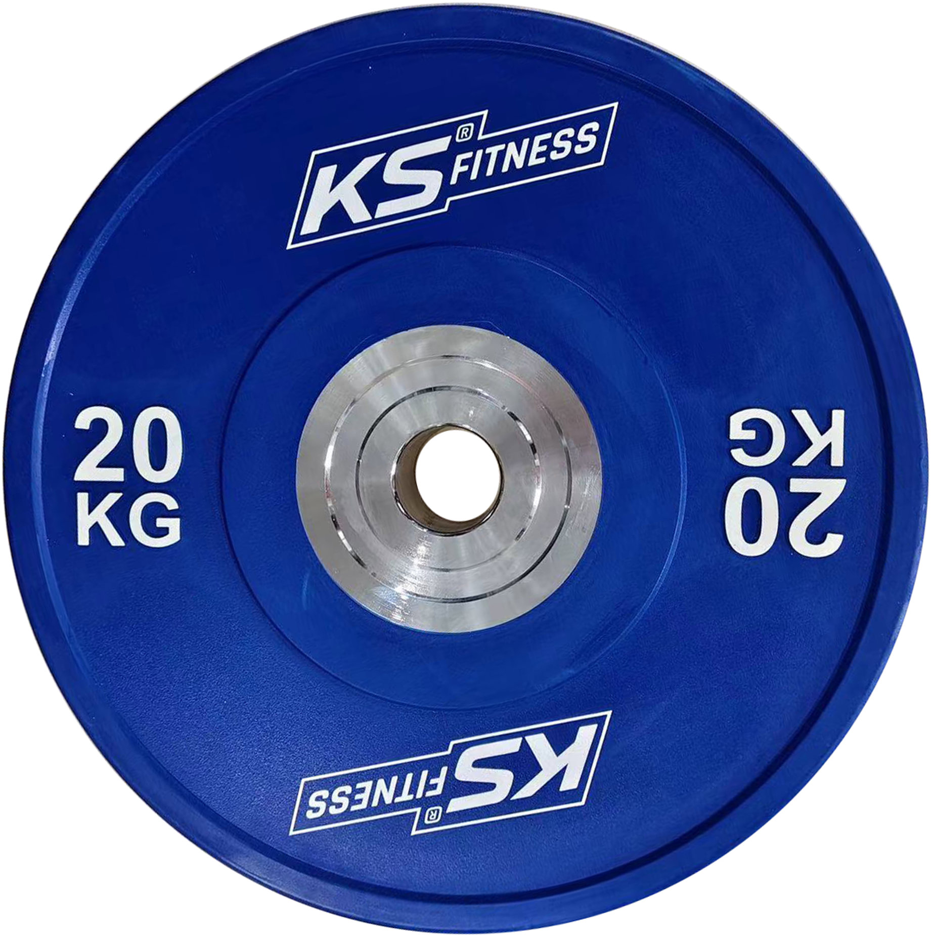 KUBIsport Celogumový kotouč s ocelovým středem 20 kg, průměr 50 mm