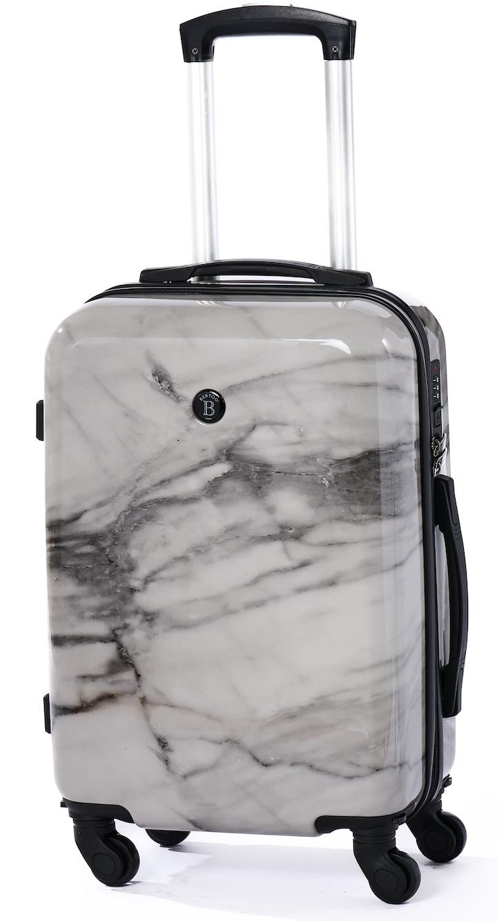 Bertoo Marmo Cestovní kufr, bílý 36 l