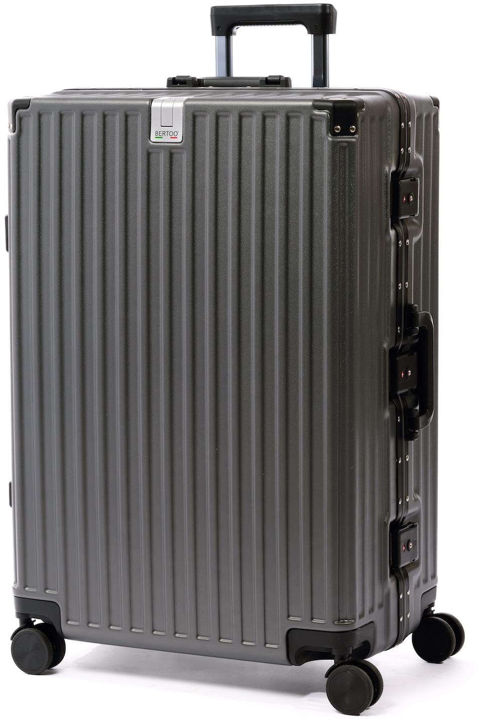 Bertoo Palermo Cestovní kufr, tmavě šedý 99 l