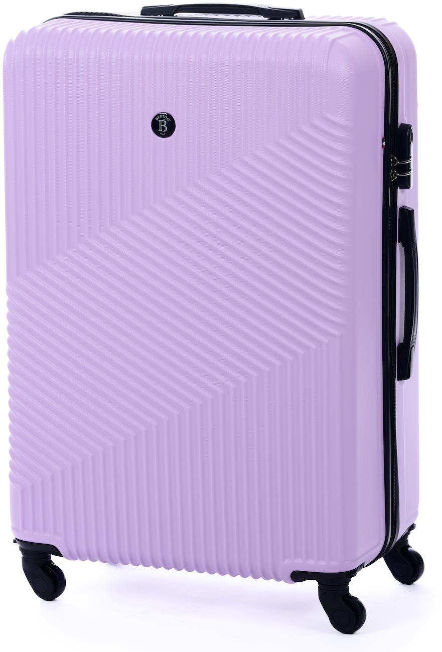 Bertoo Milano Cestovní kufr, světle fialový 99 l