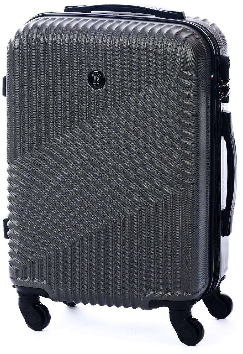 Bertoo Milano Kabinový kufr, tmavě šedý 38 l