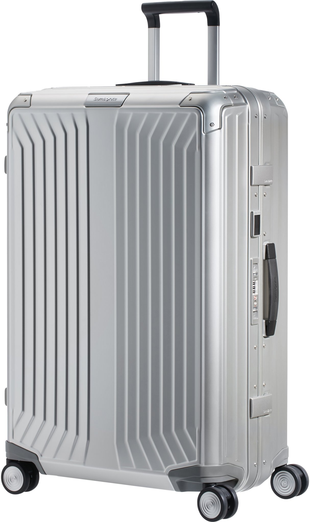 Samsonite Lite-Box Alu Spinner 76 cm stříbrný