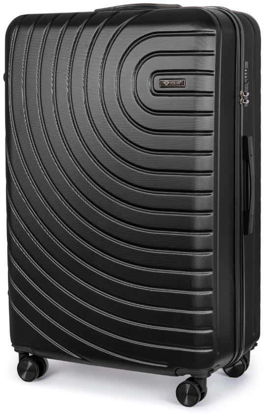 Solier Aventor STL1064 černý 24" M střední cestovní kufr ABS