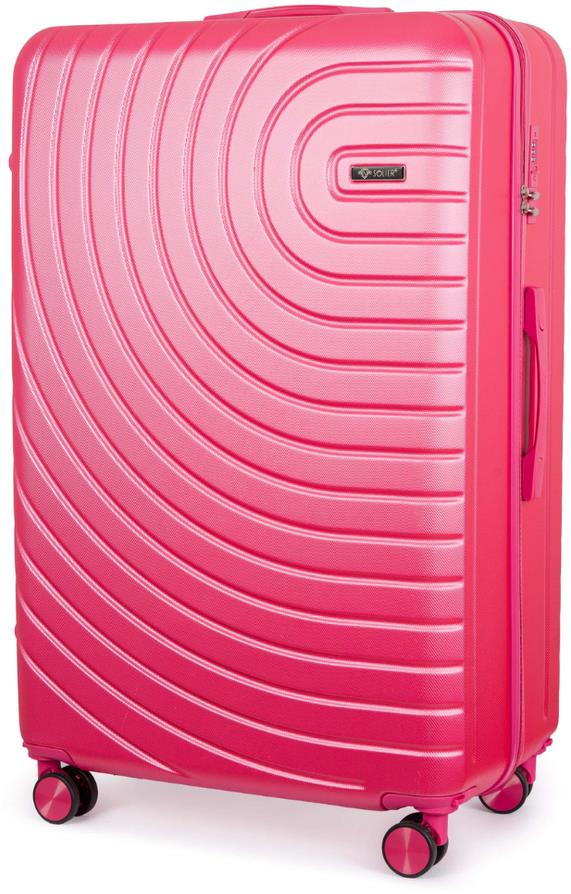 Solier Aventor STL1064 Coral 24“ M střední cestovní kufr ABS