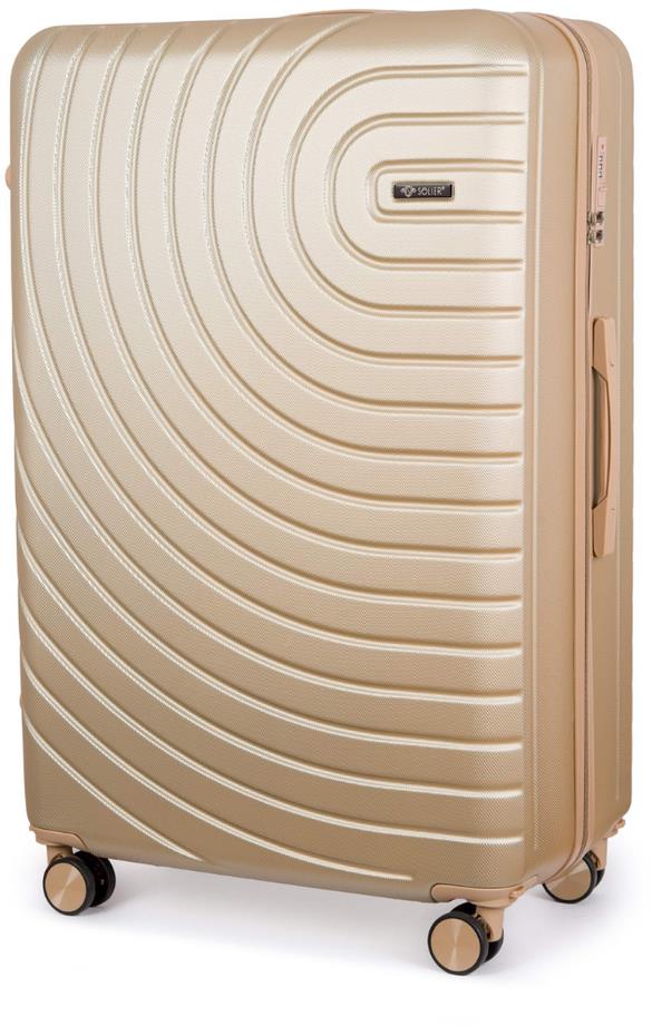 Solier Aventor STL1064 Gold 24“ M střední cestovní kufr ABS