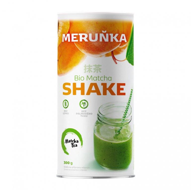 Matcha Tea Bio shake 300 g, meruňka
