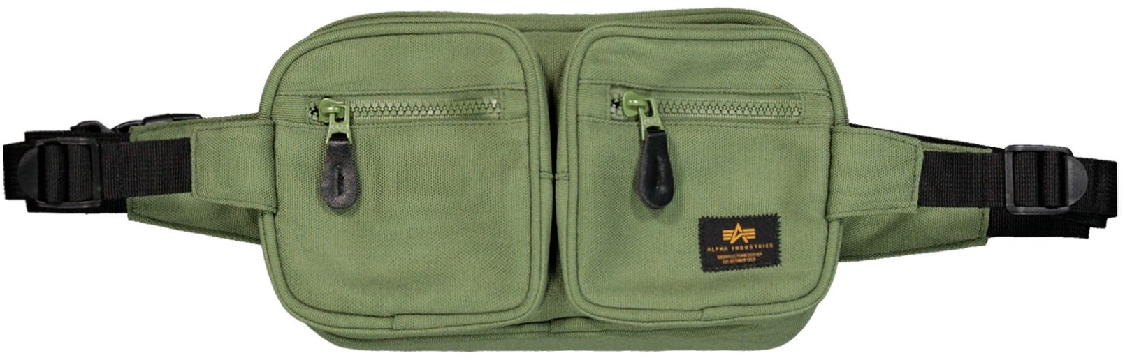Alpha Industries Label waist bag, černá