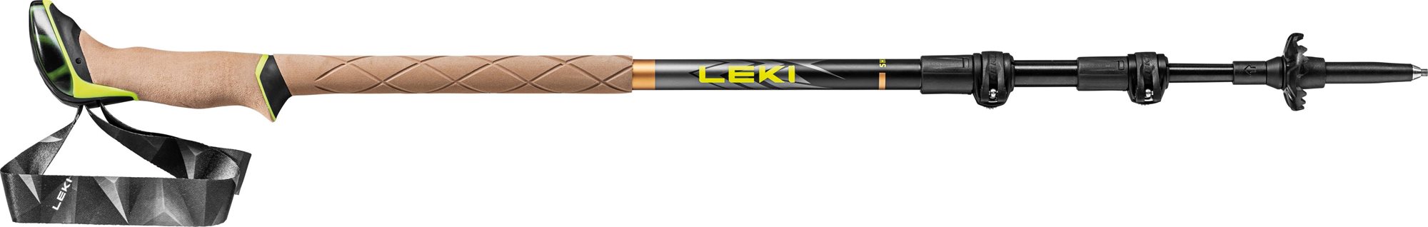 Leki, Sherpa, dark anthracite-copper-neonyellow, 110 - 145 cm