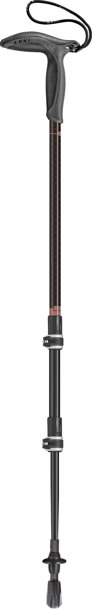 Leki Wanderfreund Makalu gunmetal-dark anthracite-copper 90 - 120 cm