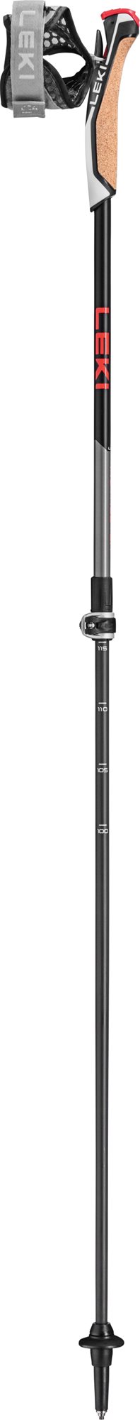 Leki Instructor Lite dark anthracite-silvergray-bright red 100 - 125 cm