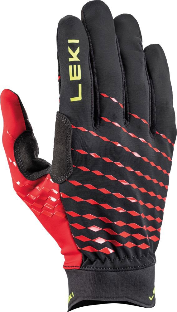Leki Ultra Trail Breeze, black-red-neonyellow, 6,0