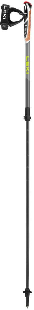 Leki Spin Shark SL, silvergray-dark anthracite-lime, 100 - 130 cm