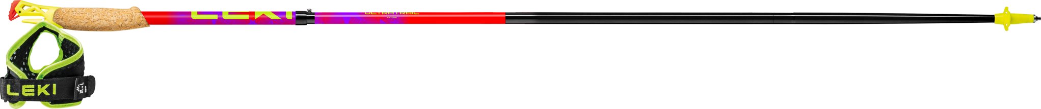 Leki Ultratrail FX.One bright red-violet-neonyellow 125 cm