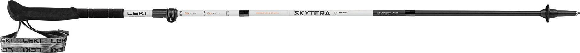 Leki Skytera FX Carbon SL white-black-orange 110-130 cm