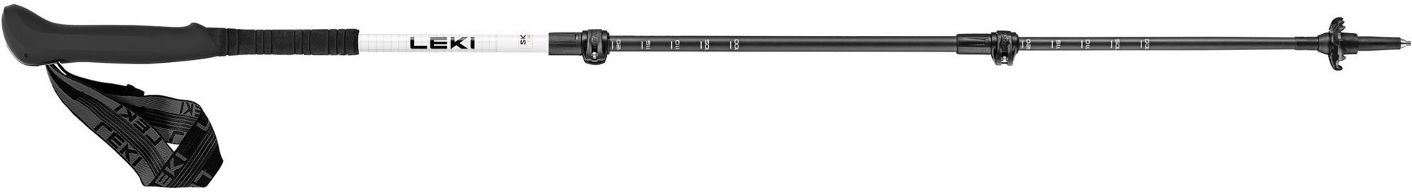 Leki Skytera Carbon Lite white-black-neonorange 100-135 cm