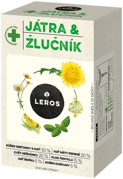 Leros Játra & žlučník 20 × 1,5 g