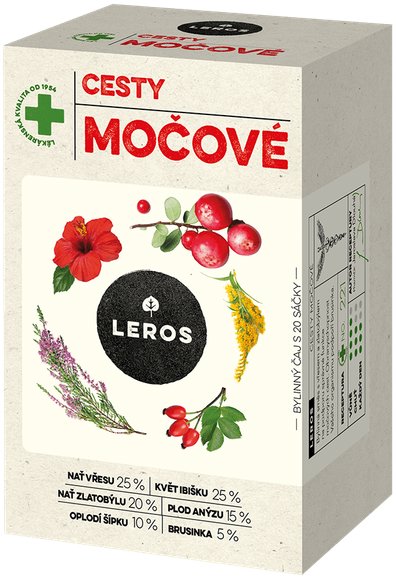 Leros Cesty močové 20 × 1,5 g