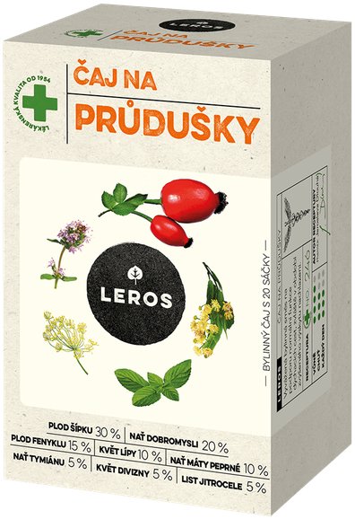 Leros Čaj na průdušky 20 × 1,5 g