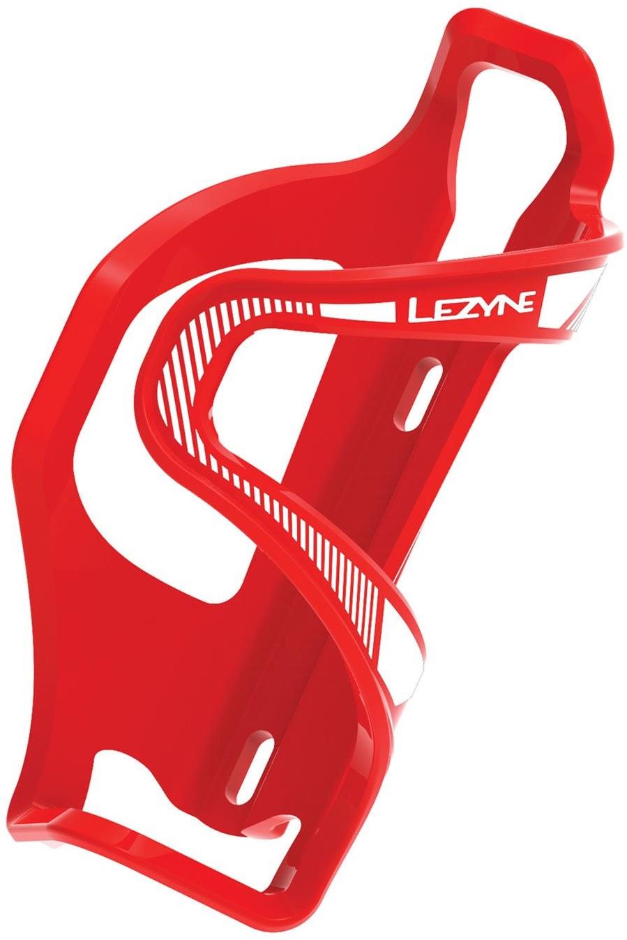 Držák na pití na kolo lezyne flow cage sl - l enhanced red