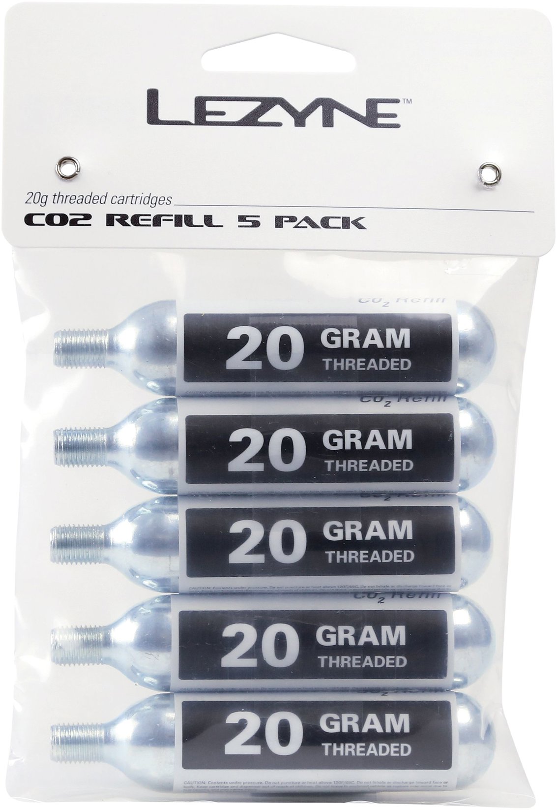 Lezyne 20g CO2 5 Pack