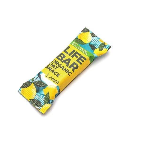 Lifefood BIO Lifebar Oat Snack 40g citronový