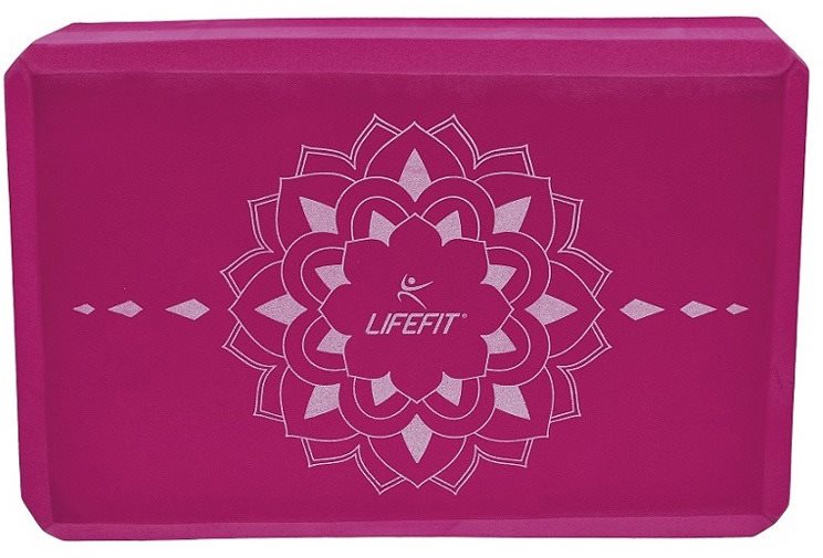 JOGA BLOK LIFEFIT® BOGA, bordó