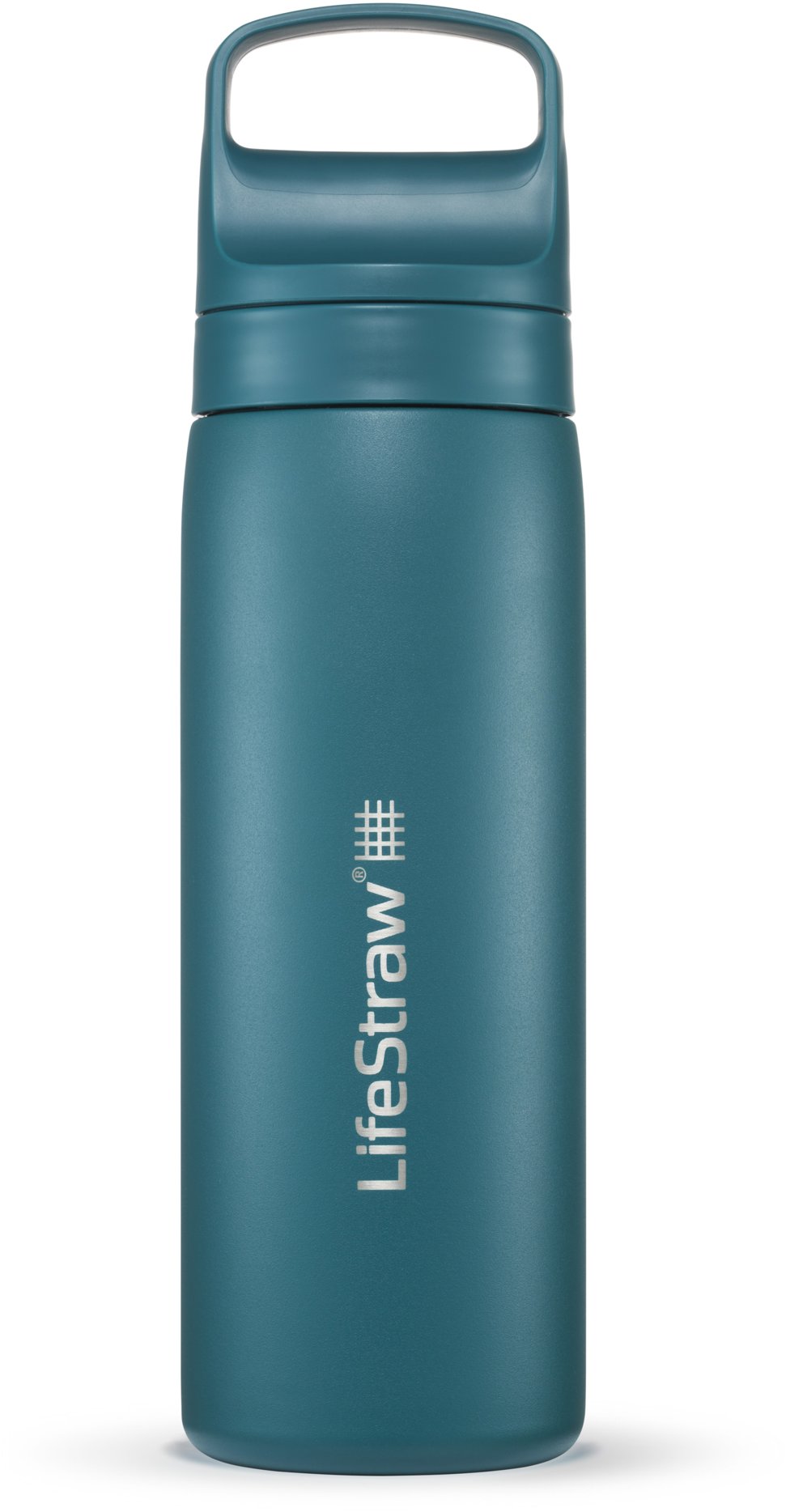 LifeStraw Go 2.0 nerezová filtrační láhev na vodu, 18 oz, lagunová tyrkysová