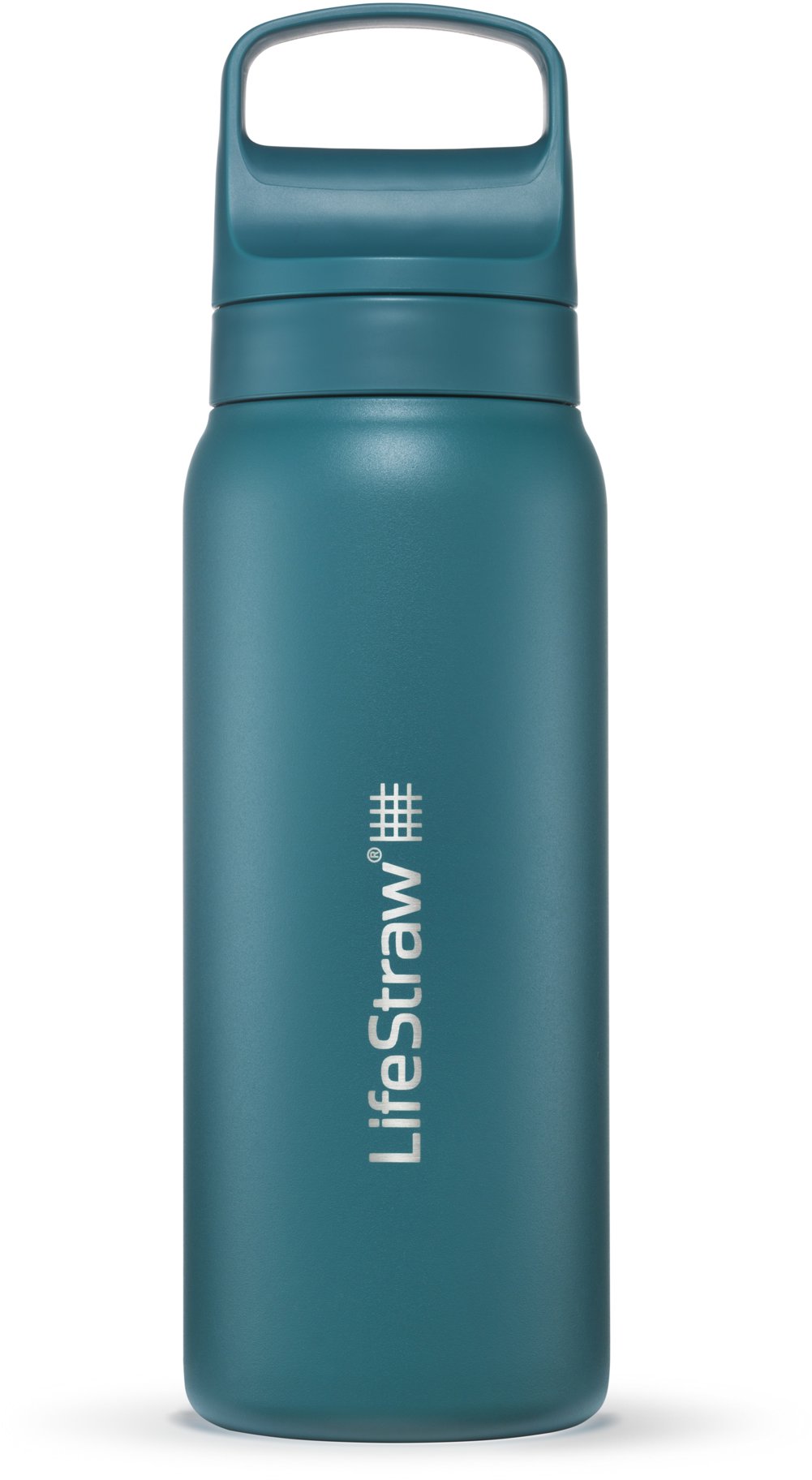 LifeStraw Go 2.0 nerezová filtrační láhev na vodu, 24 oz, lagunová tyrkysová