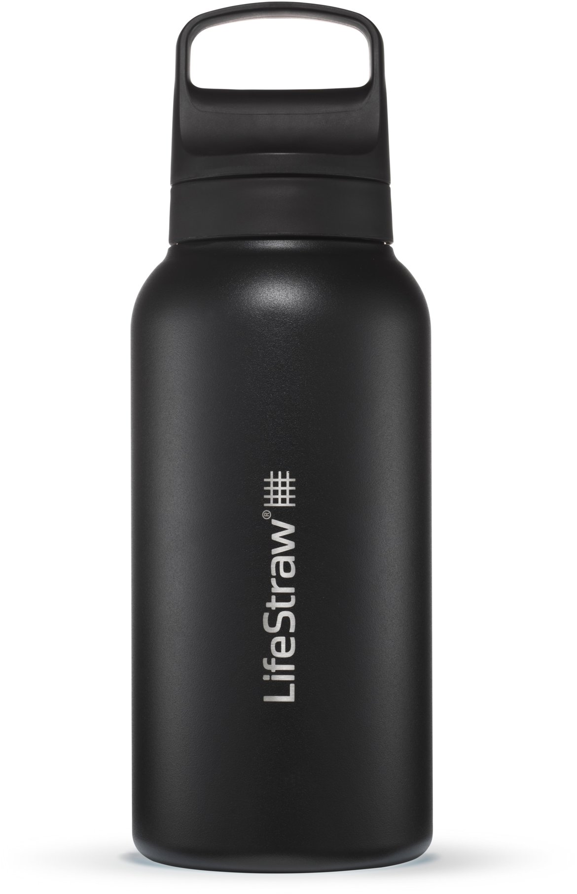 LifeStraw Go 2.0 nerezová filtrační láhev na vodu, 1 l, černá