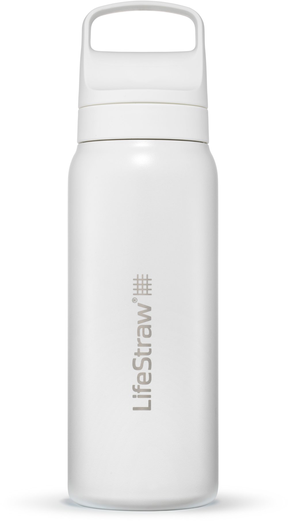 LifeStraw Go 2.0 nerezová filtrační láhev na vodu, 24 oz, bílá