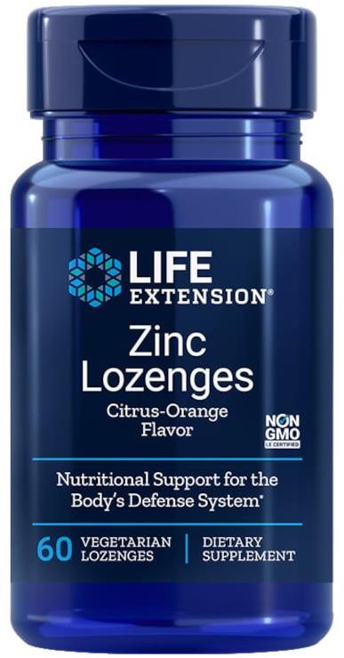 Life Extension Zinek, 60 pastilek