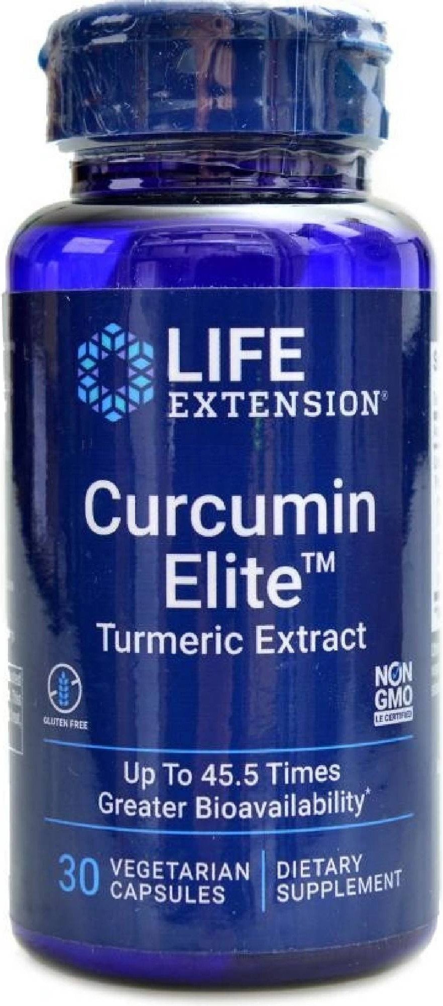 Life Extension Curcumin EIite Turmeric Extract, 30 kapslí