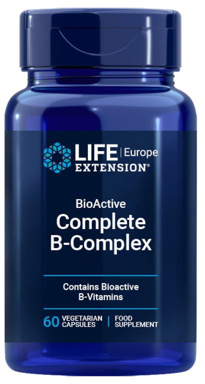 Life Extension BioActive Complete B-Complex, 60 kapslí