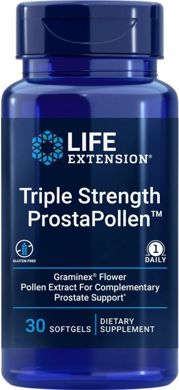 Life Extension Triple Strength ProstaPollen, 30 kapslí