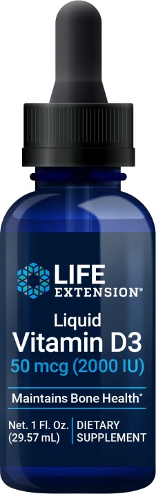 Life Extension Liquid Vitamin D3 2000 IU 29 ml