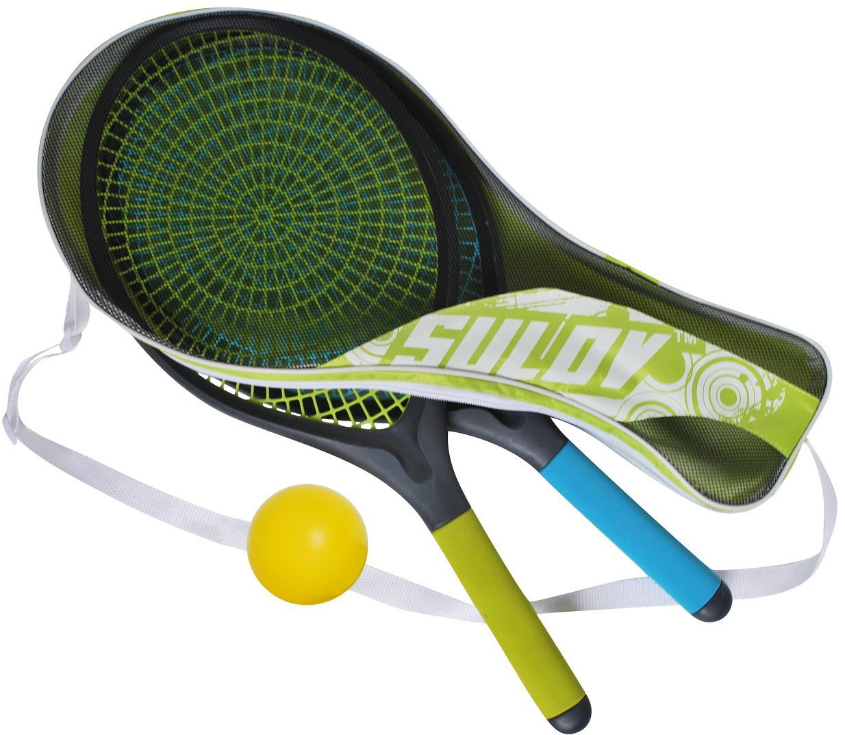 SULOV Set na líný tenis - 2 rakety a míček v pouzdře