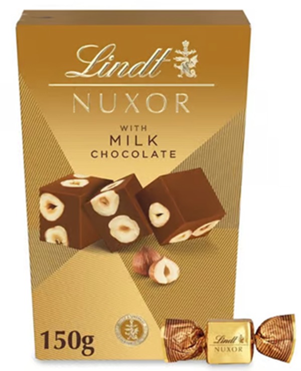 LINDT Bonboniéra Nuxor pralinky mix mléčná hořká čokoláda 150 g